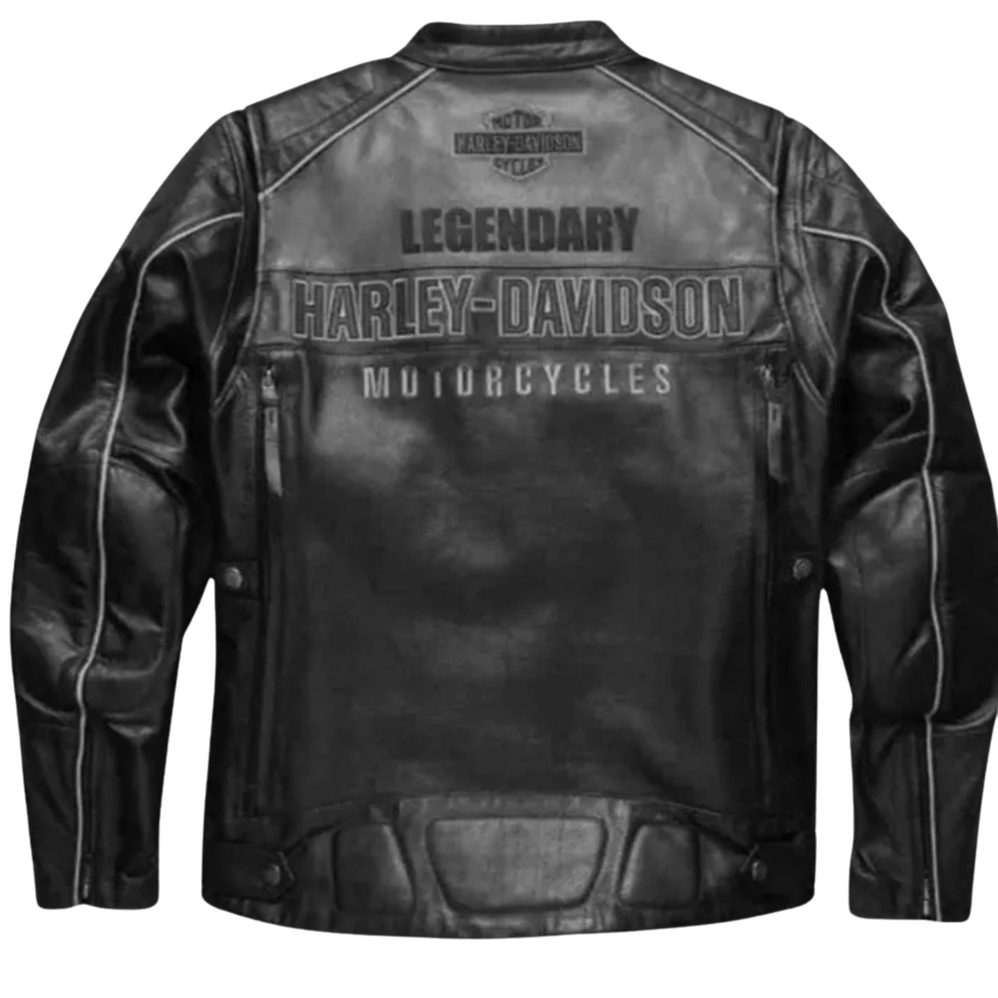 Harley Davidson Men’s Legendary Leather Jacket – Classic Black Motorcycle Riding Gear