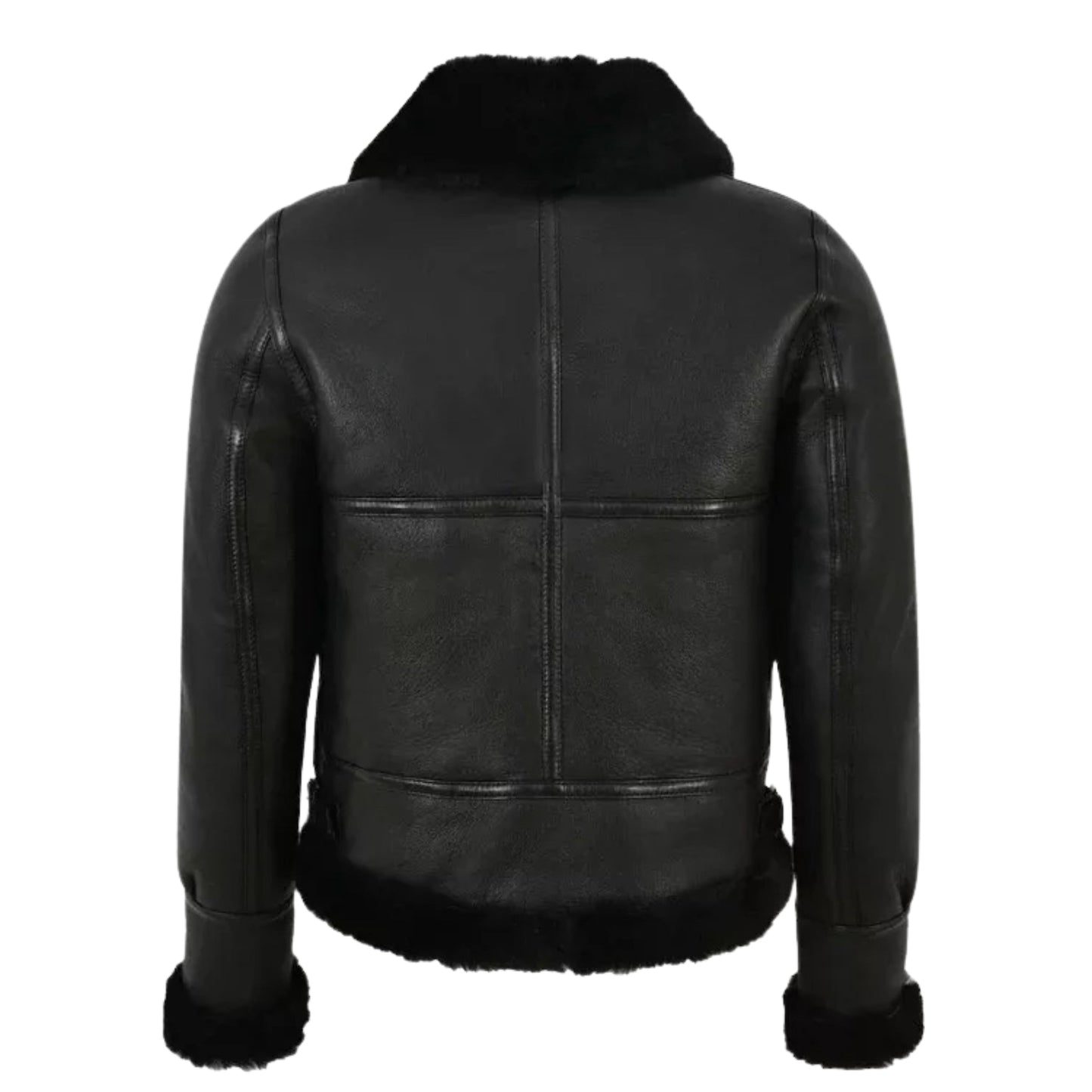 Women’s Shearling Leather Jacket – Stylish & Warm Genuine Sheepskin Coat