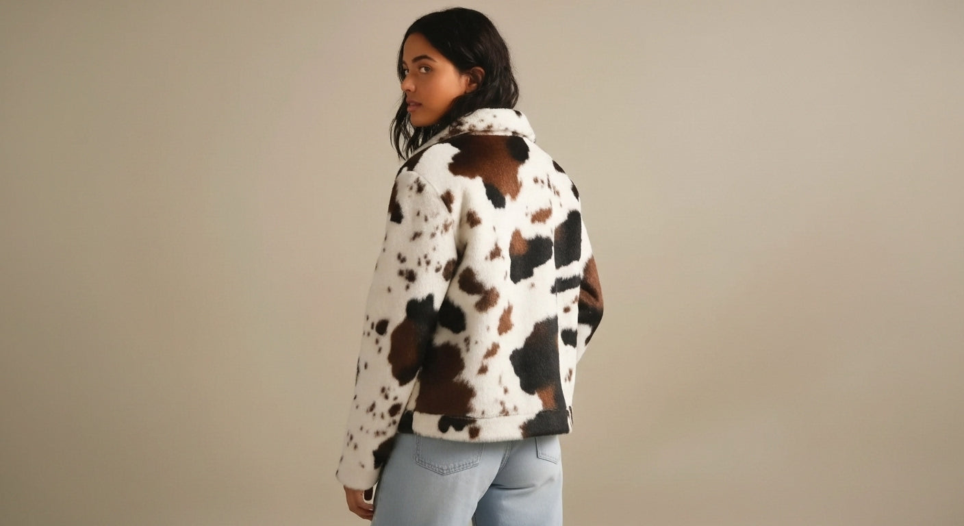 Women’s Brown Real Skin Leather Zipper Jacket – Stylish Casual Outerwear