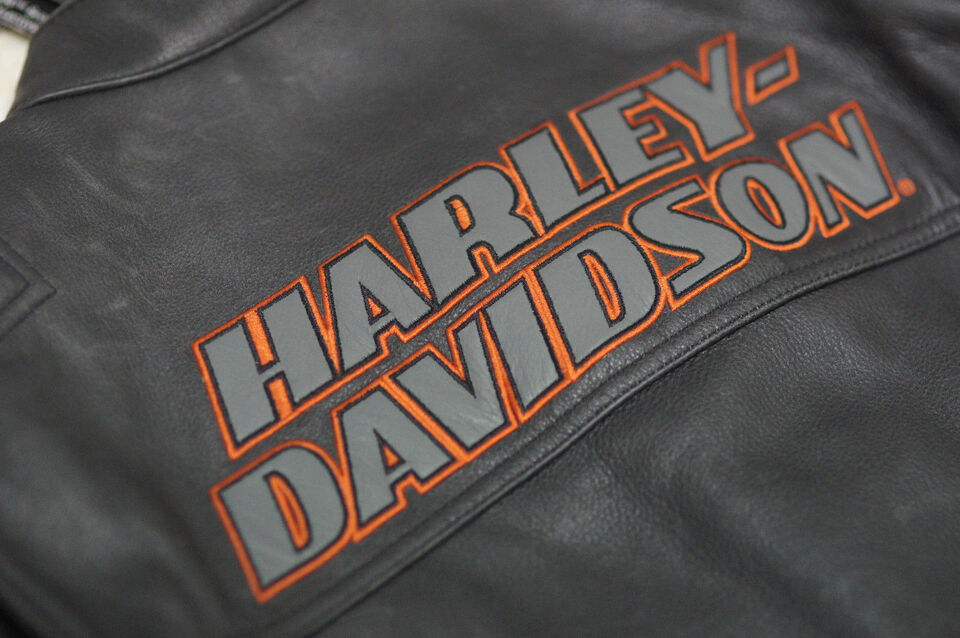 Harley Davidson HD1 Leather Jacket – Men’s Genuine Cowhide Motorcycle Riding Gear