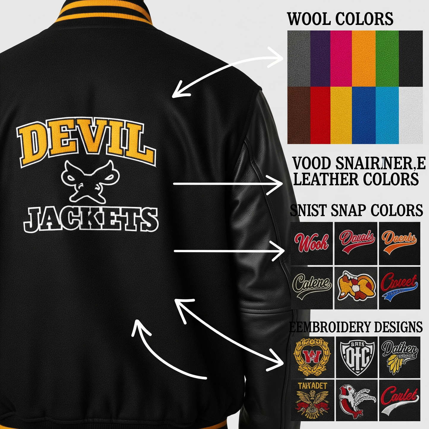 Custom Varsity Jacket – Personalized Letterman by Devil Jackets