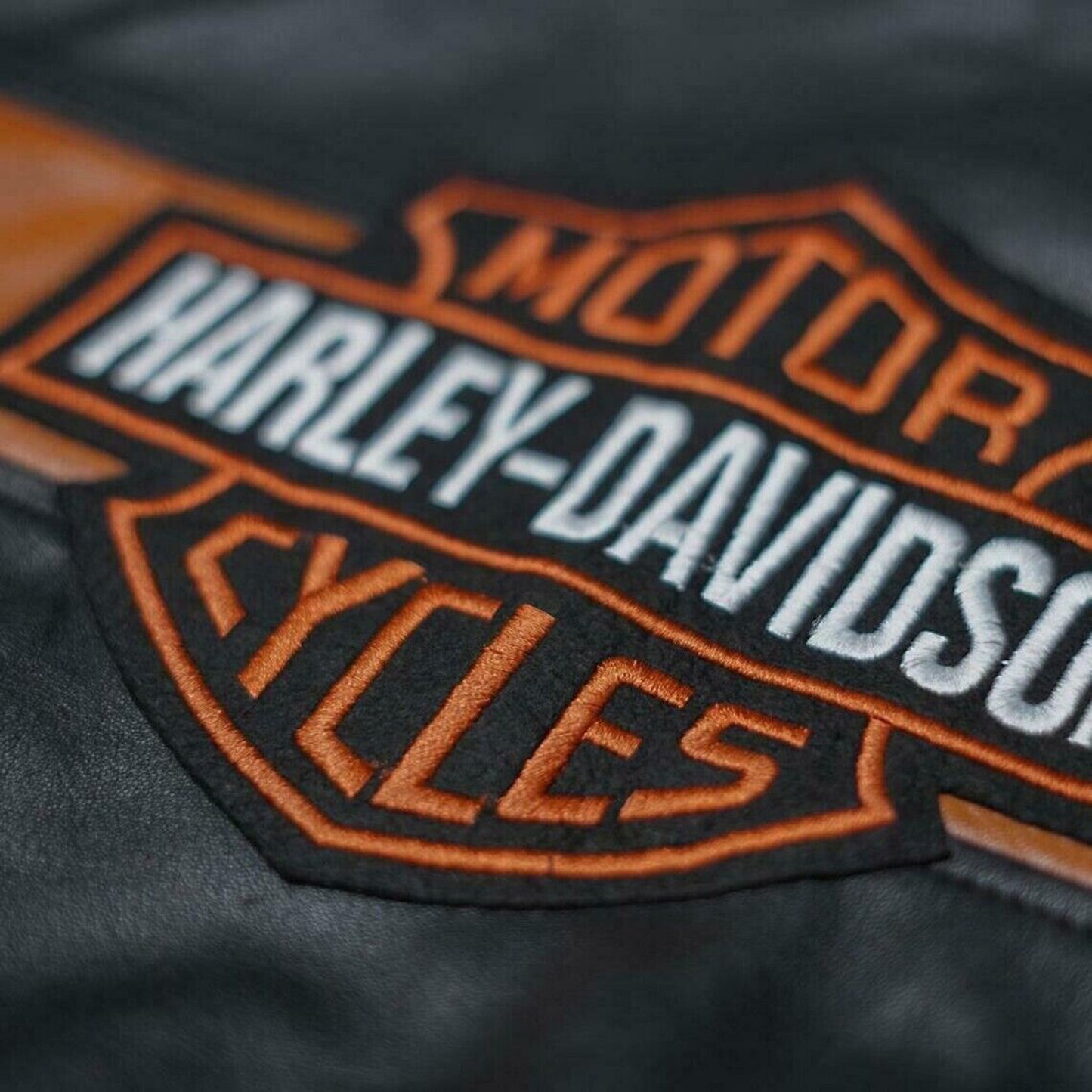 Harley Davidson Men’s Black Leather Jacket – Classic Motorcycle Riding Gear