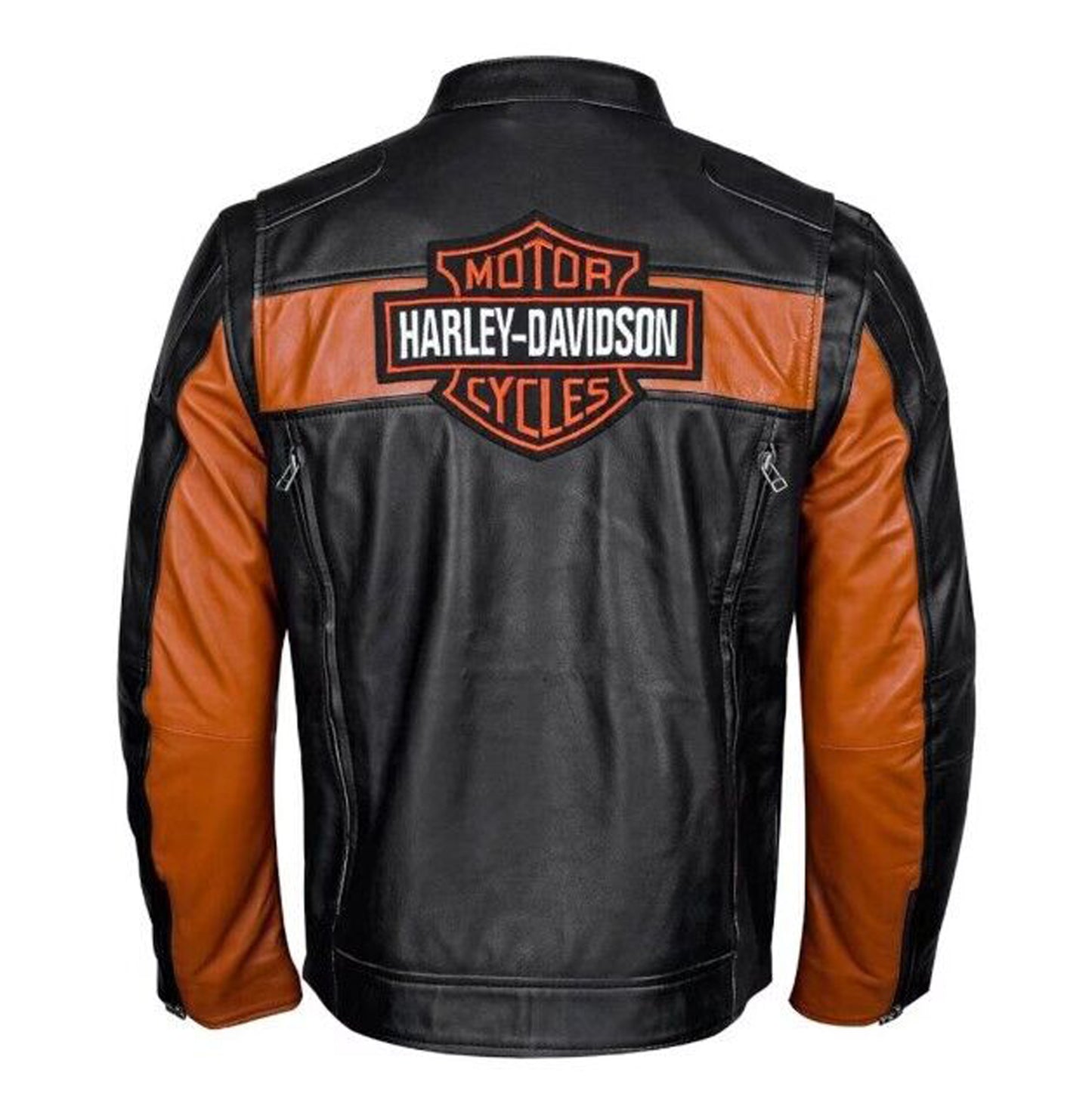 Men’s Leather Biker Jacket – Classic Motorcycle Style by Devil Jackets